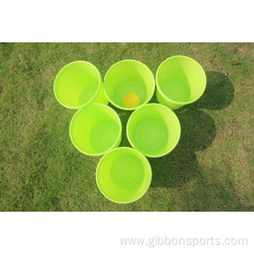 Giant Yard Pong with Durable Buckets and Balls